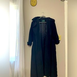 Lauren Ralph Lauren Black Camel Fur Coat Women’s Size 12